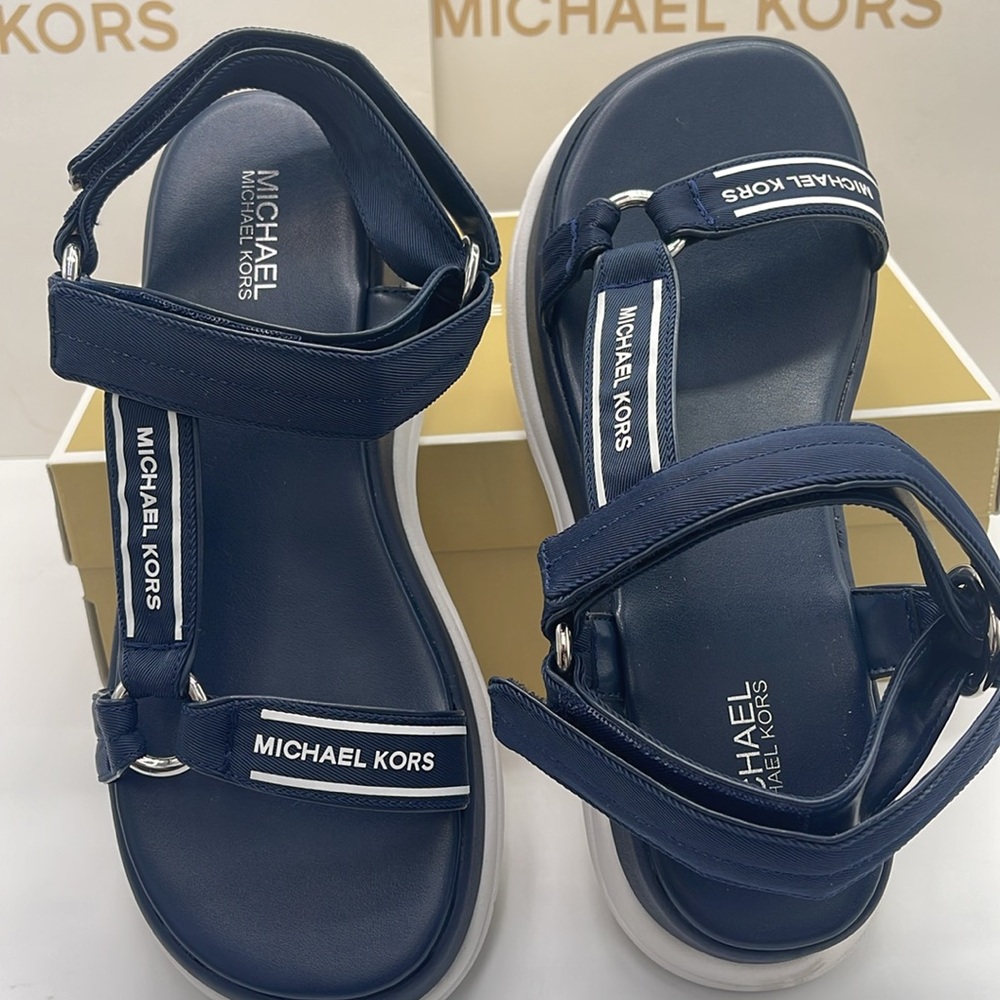 MICHAEL KORS Katrina Nylon Sport Platform Sandal
Navy
New - Picture 13 of 16